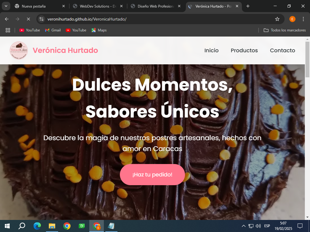 Web Chiqui - Verónica Hurtado
